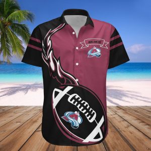 Colorado Avalanche Hawaii Shirt Flame Ball – NHL