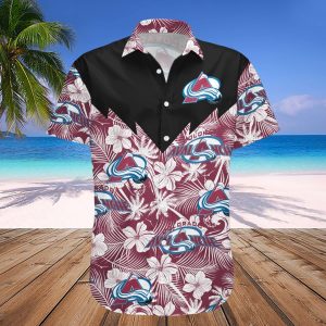 Colorado Avalanche Hawaii Shirt Tropical Seamless- NHL