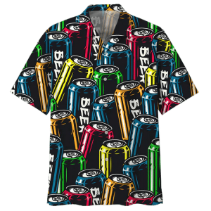 Colorful Beer Vintage Retro Trendy Hawaiian Shirt
