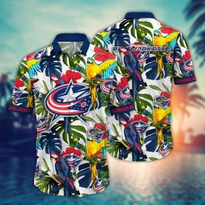 Columbus Blue Jackets NHL Hawaiian Shirt Coconut Watertime KLA Shirt