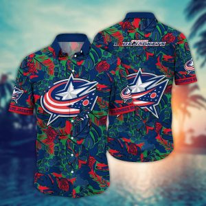 Columbus Blue Jackets NHL Hawaiian Shirt Sunshine Kickabout Shirts