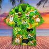 Corgi Happy Saint Patricks Day Hawaiian Shirt