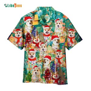 Corgi Merry Xmas, Christmas Trendy Hawaiian Shirt, Dog Trendy Hawaiian Shirt Perfect Gifts For Your Loved Ones