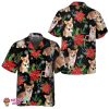 Corgi With Christmas Plants Hawaiian Shirt, Funny Corgi Christmas Shirt For Men & Women, Best Christmas Gift