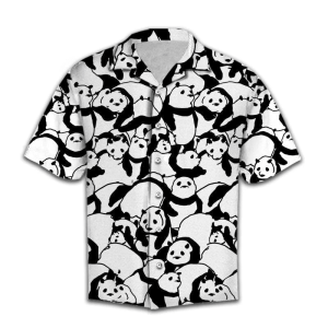 Couples Matching Friends Funny Family Panda Trendy Hawaiian Shirt Holiday, Panda Lover Trendy Hawaiian Shirt For