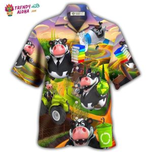 Cow Agricultural Teacher Hawaiian Shirt – Trendy KLA