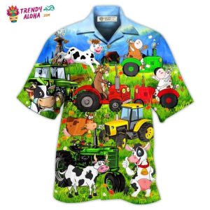 Cow Funny Happy Everyday Hawaiian Shirt – Trendy KLA