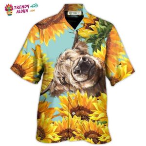 Cow Happy Life With Sunflower Hawaiian Shirt – Trendy KLA