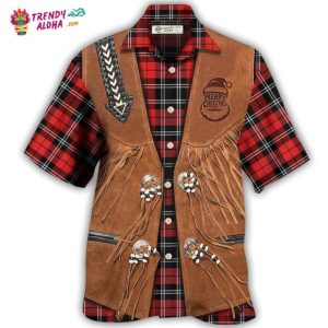 Cowboy Santa Christmas Vintage Style Hawaiian Shirt – Trendy KLA
