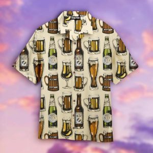 Craft Beer Pattern Trendy Hawaiian Shirt