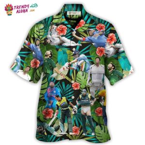 Cricket Sport Funny Play Amazing Tropical Art Hawaiian Shirt – Trendy KLA