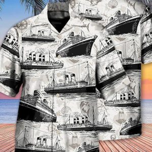 Cruising Retro And Sea Map – Trendy Hawaiian Shirt, Tropical Beach Shirt Button Down Shirt, KLA Shirt Funny, Best Gifts For Men.