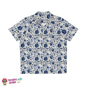 Custom Floral Hawaiian Shirt for Family Festive Christmas Gift