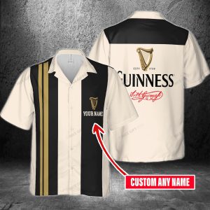 Custom Guinness Hawaiian Shirt with Irish Flair