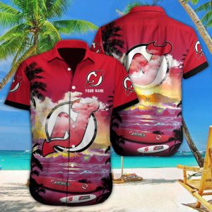 Custom Hawaiian Experience with New Jersey Devils Passion