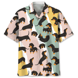 Dachshund Hawaii Funny Trendy Hawaiian Shirt