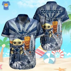 Dallas Cowboys and Yoda Star Wars Themed Hawaiian Beachwear