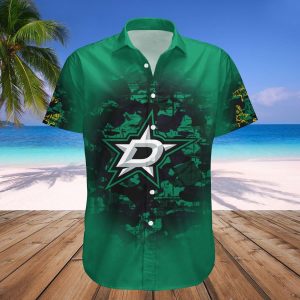 Dallas Stars Hawaii Shirt Camouflage Vintage – NHL