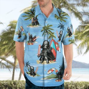 Darth Vader Embraces the Hawaiian Vibe in 3D Star Wars Shirt