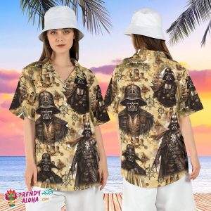 Darth Vader Pirate Caribbean Map Star Wars Disney KLA Shirt