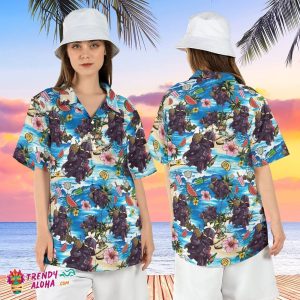 Darth Vader Tropical Watermelon Hibiscus Summer Hawaii Shirt