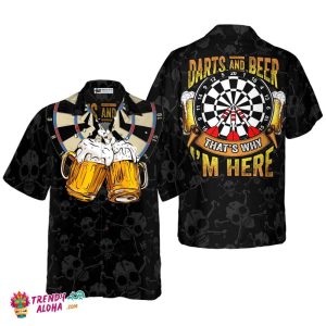 Darts And Beer Hawaiian Shirt, Best Gift For Beer Lovers