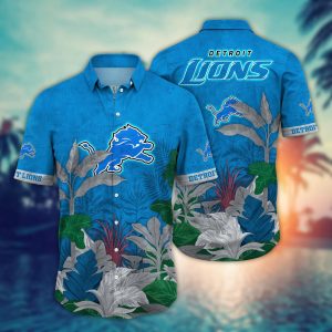 Detroit Lions NFL Hawaiian Shirt Summer Fruits KLA Shirt