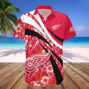 Detroit Red Wings Hawaii Shirt Hibiscus Sport Style – NHL