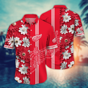 Detroit Red Wings NHL Hawaiian Shirt Seaside KLA Shirt