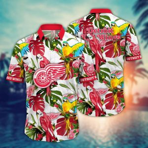 Detroit Red Wings NHL Hawaiian Shirt Sunsetstime KLA Shirt