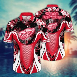 Detroit Red Wings NHL Hawaiian Shirt Warm Days KLA Shirt