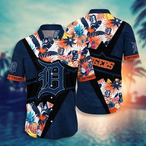 Detroit Tigers MLB Hawaiian Shirt Parasols KLA Shirt