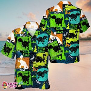 Dinosaur Enthusiast’s KLA Short Sleeve Unisex Hawaiian Shirt Fun