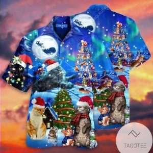 Discover Cool Hawaiian Shirts Amazing Cat Christmas Tree