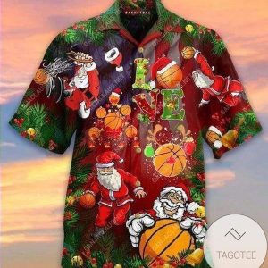 Discover Cool Hawaiian Shirts Basketball Christmas