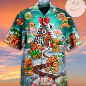 Discover Cool Hawaiian Shirts Gingerbread And Cane Christmas