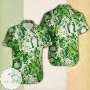 Discover Cool Whole Green Saintpatricks Day Vintage Hawaiian Shirts