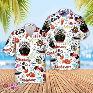 Disney Cruise Hawaiian Shirt, Short Sleeve Hawaiian KLA Shirt, Disney Shirt, Disney Cruise Birthday Hawaiian