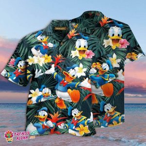 Disney Donald Duck Hawaiian Shirt – A Fun Addition To Your Family’s Summer Beach Wardrobe