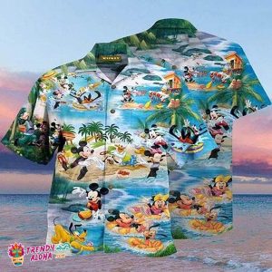 Disney Mickey And Friends Summer Holiday Beach Shirt – A Must-Have For Fans Of The Iconic Characters