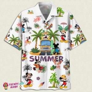 Disney Mickey Mouse Hawaiian Shirt – Perfect For Your Summer Family Beach Holiday