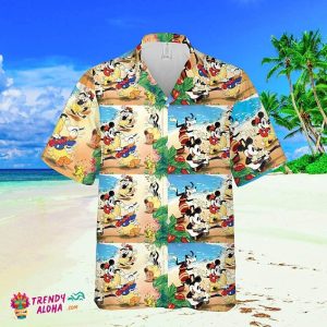Disney Mickey Mouse Summer Holiday Beach Shirt – Fun And Festive For All Ages