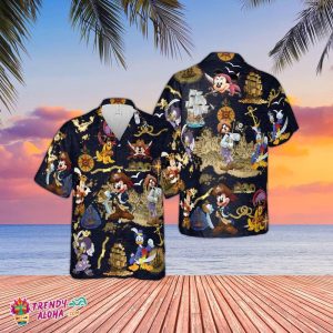 Disney Pirates Of Caribbean Hawaiian Shirt, Mickey And Friends Shirt, Disney Pirate’s Life Hawaiian Shirt, Funny Holiday Shirt