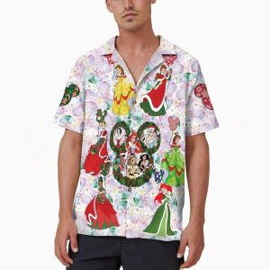 Disneyworld Princess Hawaiian Disneyland Christmas KLA Kingdom Xmas Shirt