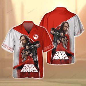 Dive Deep into Star Wars Saga on Hawaiian 3D Shirt