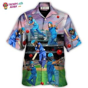 Dog Love Cricket Funny Lover Cricket And Dog Hawaiian Shirt – Trendy KLA