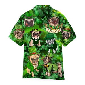 Dog Love Irish Happy Patrick Day Trendy Hawaiian Shirt KLA Shirt