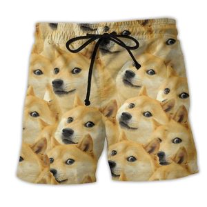 Dog Meme Funny Style Stunning Color Trendy KLA Hawaiian Beach Shorts