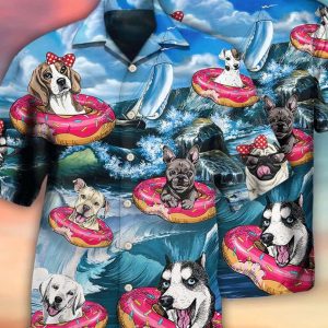 Dog Style So Cute – Trendy Hawaiian Shirt, Hawaii Shirt Party Summer, Bachelor Party Shirts, Anniversary /Birthday/Vacation Gift, Hawaii Style.