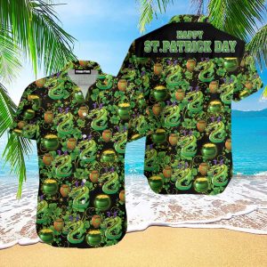 Dragon Happy St Patrick Day Hawaiian Shirt
